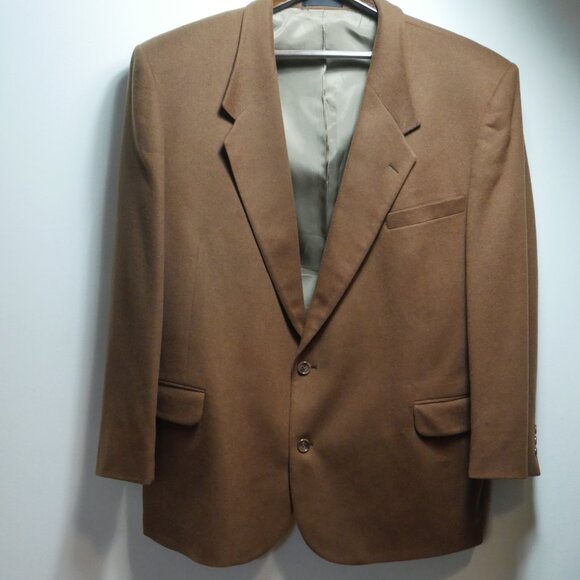 FIORAVANTI Couture Jacket Men's Size 50 Brown Cashmere Single Breasted Blazer - Picture 9 of 15
